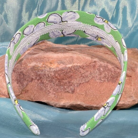 Raelynn Chris Artistic Flowers on Yellow Floral Pattern Headband Gift Packaged - Picture 3 of 9